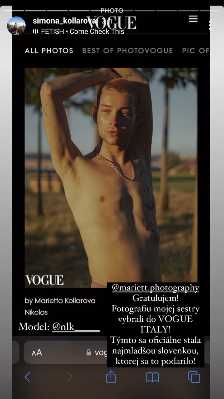 Simona Kollarova - sestra